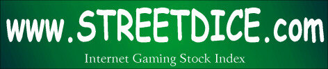 Internet Gambling Stock Index: Lists all stocks